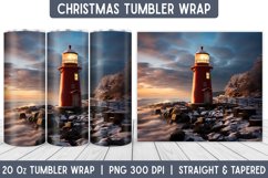 Christmas Tumbler Wrap | Christmas Sublimation | Tumbler Product Image 1