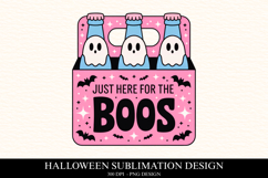 Just here for the boos Clipart PNG | Spooky Season Png Product Image 1