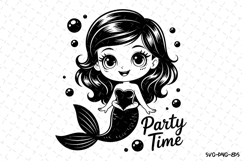 Mermaid Svg Design | Svg Cut Files | Digital Download Product Image 1
