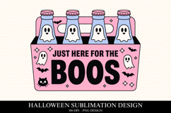 Just here for the boos Clipart PNG | Spooky Season Png Product Image 1