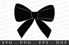 Black Bow Ribbon SVG | SVG Cut files | Cricut Product Image 1