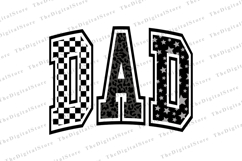 Dad Png | Leopard Print Png | Checkered Png Product Image 1
