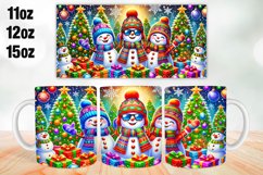 Christmas Mug Wrap Sublimation 11oz, 12oz, 15oz Product Image 1