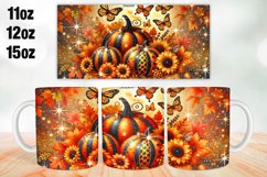 Pumpkin Season Mug Wrap Sublimation 11oz, 12oz, 15oz Product Image 1