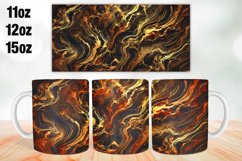 Marble Mug Wrap Sublimation 11oz, 12oz, 15oz Product Image 1