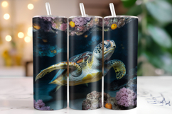 Turtle Tumbler Wrap | Sublimation | Tumblers Product Image 1