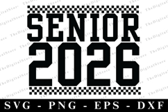 Senior 2026 svg | Graduation Svg | Svg cut file Product Image 1