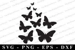 Butterfllies Svg | Svg Cut Files | Cricut Product Image 1