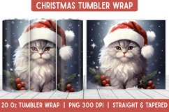 Christmas Tumbler Wrap | Christmas Sublimation | Tumbler Product Image 1