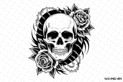 Skull Svg Design | Svg Cut Files | Digital Download Product Image 1
