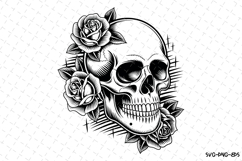Skull Svg Design | Svg Cut Files | Digital Download Product Image 1