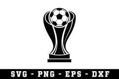 Football Trophy SVG | SVG Cut files | Cricut Product Image 1