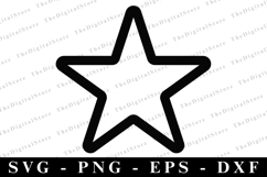 Star SVG | SVG Cut files | Cricut Product Image 1