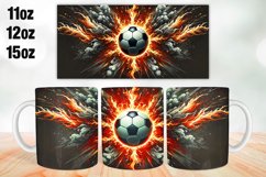 Football Mug Wrap Sublimation 11oz, 12oz, 15oz Product Image 1