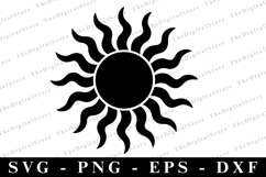 Sun SVG | SVG Cut files | Cricut Product Image 1