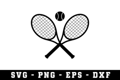 Tennis Ball Racket Svg |Tennis SVG Cut files | Cricut Product Image 1