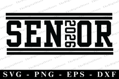 Senior 2026 svg | Graduation Svg | Svg cut file Product Image 1