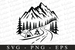 Mountains svg | Svg cut file | Cricut Product Image 1