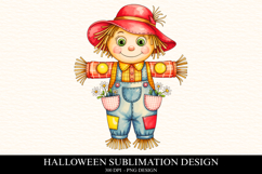 Fall Scarecrow Clipart PNG | Thanksgiving Png Product Image 1