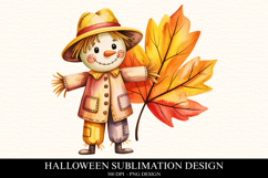 Fall Scarecrow Clipart PNG | Thanksgiving Png Product Image 1