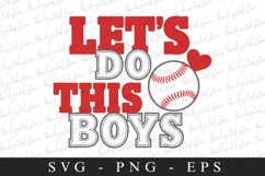 let&#039;s do this boys SVG | Sports Svg | Game day svg Product Image 1