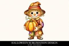 Fall Scarecrow Clipart PNG | Thanksgiving Png Product Image 1