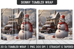 Christmas Tumbler Wrap | Tumbler | Christmas Sublimation Product Image 1