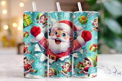 Christmas Santa Tumbler Wrap | Christmas | Sublimation Product Image 1