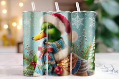 Christmas Duck Tumbler Wrap | Christmas | Sublimation Product Image 1