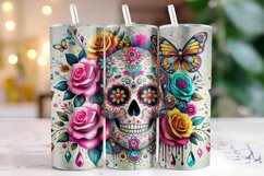 Skull Tumbler Wrap | Sublimation | Tumblers Product Image 1