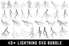 Lightning Svg Bundle|Lightning SVG Cut files | Cricut Product Image 1