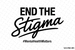 End the Stigma Svg Design | Svg Cut Files | Cricut Product Image 1