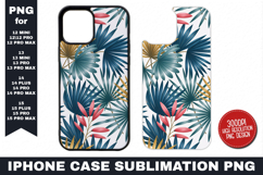 Flower iPhone Case Sublimation PNG | Sublimation Product Image 1