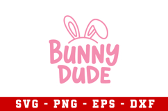 Bunny Dude Easter Svg Design | Easter Svg cut files Product Image 1
