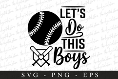 let&#039;s do this boys SVG | Sports Svg | Game day svg Product Image 1