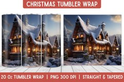 Christmas Tumbler Wrap | Christmas Sublimation | Tumbler Product Image 1