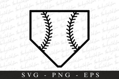 Baseball home plate SVG | Sports Svg | Game day svg Product Image 1