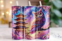 Owl 20oz Tumbler Wrap Sublimation Product Image 1