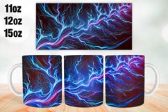 Abstract Waves Mug Wrap Sublimation 11oz, 12oz, 15oz Product Image 1