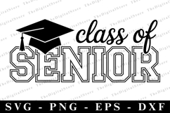 Class of Senior svg | Graduation Svg | Svg cut file Product Image 1