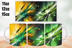 Paint Mug Wrap Sublimation 11oz, 12oz, 15oz Product Image 1