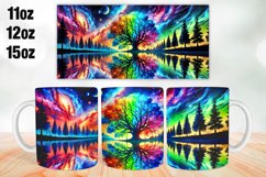 Colorful Landscape Mug Wrap Sublimation 11oz, 12oz, 15oz Product Image 1