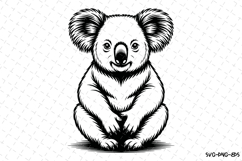 Koala Svg Design | Svg Cut Files | Digital Download Product Image 1