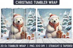 Christmas Tumbler Wrap | Tumbler | Christmas Sublimation Product Image 1