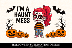 I&#039;m a haunt mess Clipart PNG | Spooky Season Png Product Image 1