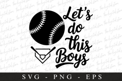 Let&#039;s do this boys SVG | Sports Svg | Game day svg Product Image 1