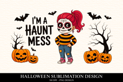 I&#039;m a haunt mess Clipart PNG | Spooky Season Png Product Image 1