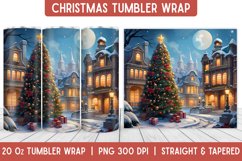 Christmas Tumbler Wrap | Christmas Sublimation | Tumbler Product Image 1