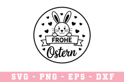 Bunny Egg SVG | SVG Cut files | Cricut Product Image 1