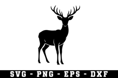 Deer Svg | Forest Svg | Svg Cut File Product Image 1
